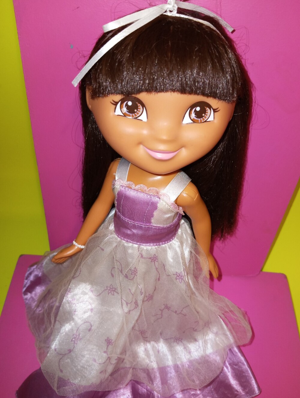 Dora the Explorer 12 in Doll Holiday Flower Girl dress